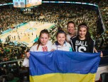 Вікторія Ковалевська у складі збірної України з баскетболу на навчально-тренувальному зборі у США