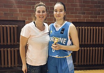 Наші вихованки зіграли у складі збірної команди України (U-16).