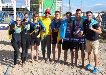 У Ризі відбувся чемпіонат EEVZA 2023 з волейболу пляжного серед юнаків та дівчат віком до 16 та до 18 років